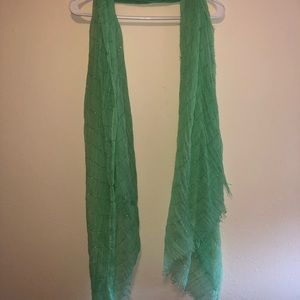 Mint colored scarf